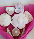Bouquet de biscuits personnalisés - cadeau gourmand 🌸