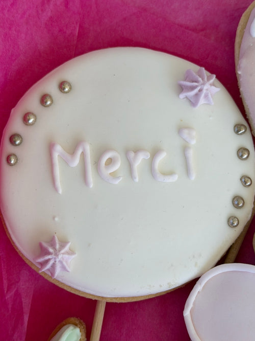 Bouquet de biscuits personnalisés - cadeau gourmand 🌸